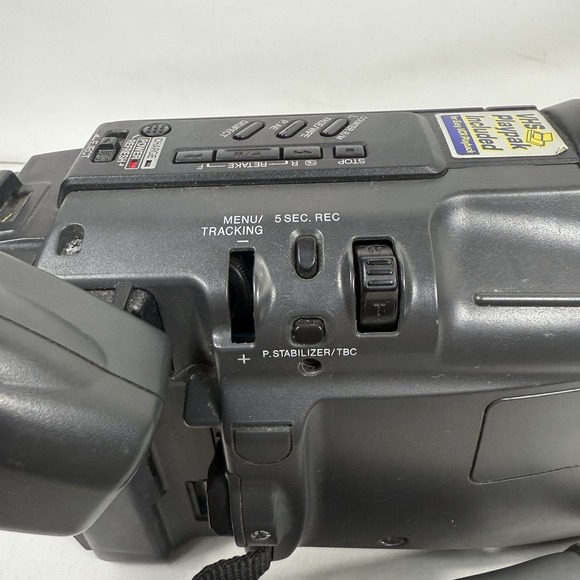 JVC Compact VHS VHSC Video Camcorder GR-AX760U 400x Digital‎ Zoom Tested Works - Picture 8 of 13